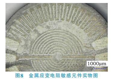 金屬應變電阻敏感元件實物圖